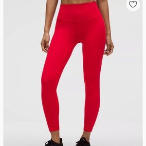 Lululemon Athletica Red Leggings size 6